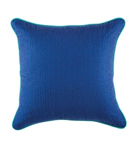 KAS, Kas - Kissenbezug Isa - 45 x 45 cm - Blau, Kas Zierkissenbezug Isa