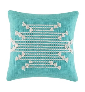 KAS, Kas - Kissenbezug Channing - 50 x 50 cm - Seegrün, Kas - Channing Zierkissen, 50 x cm, Türkisblau