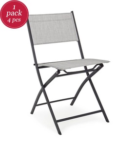 mutoni Garten Deluxe, Garten Klappstuhl Martinez hellgrau, 