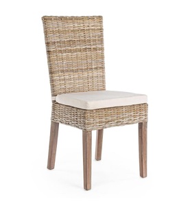 mutoni Garten, Gartenstuhl Rattan mit Kissen Tavira, Gartenstuhl Rattan mit Kissen Tavira