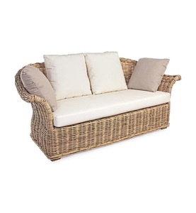 mutoni Garten Deluxe, Gartensofa mit Kissen Pamplona (2-Sitzer), 