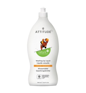 Attitude, Attitude - Geschirrspülmittel Zitrusfrucht 700ml, Attitude Geschirrspülmittel