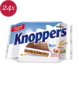Wine & gourmet, Wine & Gourmet - Knoppers - 24x 25 g, Knoppers 25g