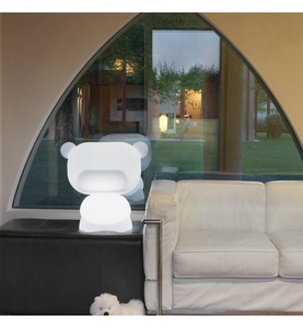 SLIDE, Slide design - Lampe Pure Weiss - Weiss, Tischleuchte Pure plastikmaterial weiß - Slide weiß en plastikmaterial