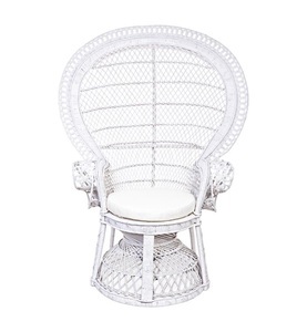 mutoni Garten Deluxe, Gartensessel mit Kissen Pavone weiss, Gartensessel mit Kissen Pavone weiss