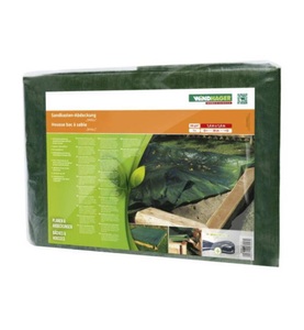 Windhager, Windhager - Sandkasten-Abdeckung - 1.7 x 1.7m, Grün, Windhager Abdeckplane für Sandkasten, 170 x 170 cm