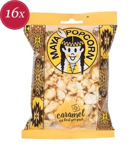 Wine & gourmet, Wine & Gourmet - Maya Popcorn Caramel - 16x 33 cl, Maya Popcorn Caramel 33g