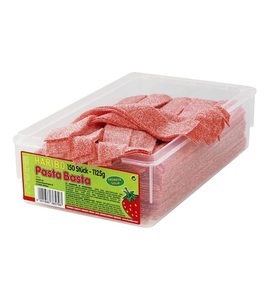 Wine & gourmet, Wine & Gourmet - Haribo Pasta Basta Erdbeer - 1125 g, Haribo Pasta Basta Erdbeer Sour 150er