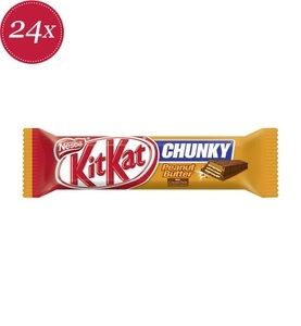 Wine & gourmet, Wine & Gourmet - KitKat Chunky Peanut Butter - 24x 42 g, Kit Kat Chunky Peanutbutter 42g