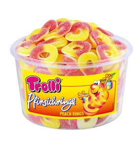 Wine & gourmet, Wine & Gourmet - Trolli Pfirsichringe - 150 Stück, Trolli Pfirsichringe 150 Stk.