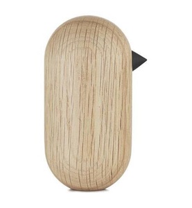 Normann Copenhagen, Normann Copenhagen Little Bird Holzfigur, Figur Little Bird holz natur / H 10 cm x Ø 5,2 cm - Normann Copenhagen holz natur en holz
