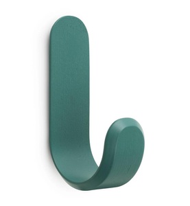 Normann Copenhagen, Normann Copenhagen Curve Wandhaken, Wandhaken Curve holz blau / Esche - Normann Copenhagen blau en holz