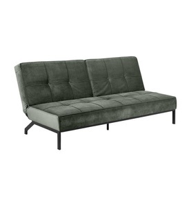 Actona, Actona - Schlafsofa Retina - Grün und Schwarz - Schwarz und Grün, Bettsofa CHARLY