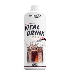 Best Body Nutrition, Best Body Nutrition Low Carb Vital Drink - Cola, Vital Drink Konzentrat - 1000ml - Cola