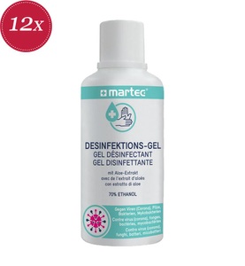 Martec, Martec - Desinfektions-Gel - 500 ml, Martec Desinfektionsmittel, Handgel, mit Aloe-Vera, 33028, (500ml)