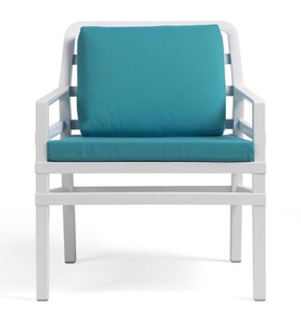 Nardi, Nardi - Aria - White and Blue, Gartensessel Aria weiss blau