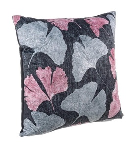 Bizzotto, Bizzotto - 4er-Set Kissen Leaf - 45 x 45 cm - Multicolor, Kissen Fauna Blätter 45x45