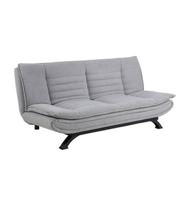 mutoni scandi, Bettsofa Beth Hellgrau, MID.YOU Schlafsofa in textil hellgrau , Faith , 196x91x98 cm , matt, pulverbeschichtet,Chenille , Liegefunktion, Rückenfutter , 001749020501