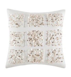 KAS, Kas - Kissenbezug Nai - 50 x 50 cm - Weiss, Kas - Nai Kissenbezug, 50 x cm, Weiss Bedruckt