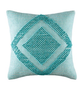 KAS, Kas - Kissenbezug Jelani - 50 x 50 cm - Seegrün, Kas Zierkissenbezug Jelani