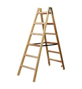 Brennenstuhl, Brennenstuhl - Holz-Stehleiter Die Sichere, auch für Elektro- und Malerarbeiten. Beste Holzqualitäten und sorgfältigste Verarbeitung garantieren dem Anwender ein Höchstmaß an Sicherheit und optimalem Verwendungskomfort. Die Holme sind aus astfre, 