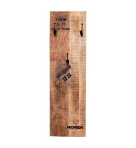 mutoni living, Wandgarderobe Vintage Natural Wood natur antik schwarz 110x35, SIT Garderobenpaneel »Rustic«, im factory design, Breite 35 cm, Shabby Chic, Vintage