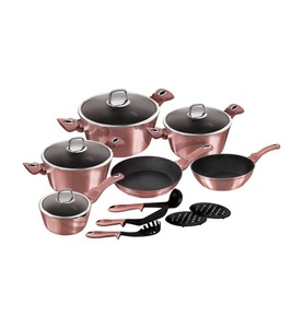 Berlinger Haus, Berlinger Haus - 15-teiliges Topfset I - Rosa, 
