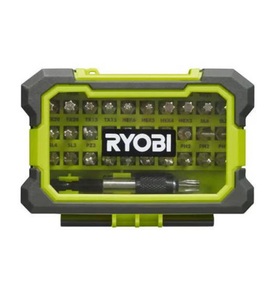 Ryobi, Ryobi RAK32MSD 5132002798 Bit-Set 32teilig Schlitz, Kreuzschlitz Pozidriv, Kreuzschlitz Phillips, Innen-TORX, TORX BO, 
