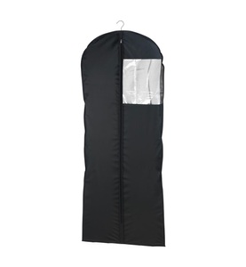 Wenko, Wenko - Kleidersack Deep Black, 60 x 150 cm, Wenko Kleiderschutzhülle Deep Black 60 cm x 150 cm, 1 Stück