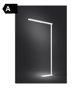 Hansa, HANSA Stehleuchte LED Beryll 50W 41-5010.705.CH Alu, weiss, Hansa Stehleuchte LED Beryll, 50W, Alu, weiss, 41-5010.705.CH