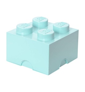 ROOM COPENHAGEN, LEGO Storage Brick 4 aqua, Aufbewahrungsbox, LEGO Storage Brick 4 aqua, Aufbewahrungsbox