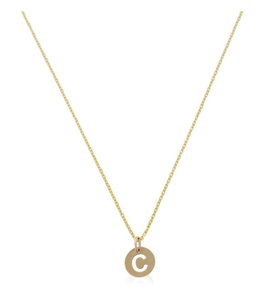 Accessory, Accessory - Anhänger Lettre C - Gold, 