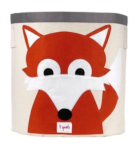 3 sprouts, 3 SPROUTS Spielzeugkorb Fuchs, 3 Sprouts Aufbewahrungskorb Fuchs