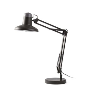 undefined, Faro Barcelona - Snap Dunkelgrau Leselampe 1 x E27 15W, Tischleuchte Snap, dunkelgrau, Stahl, Höhe 57 cm