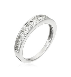 Le Diamantaire, Ring Alliance Rail - Weissgold - Diamanten 075 kt, 