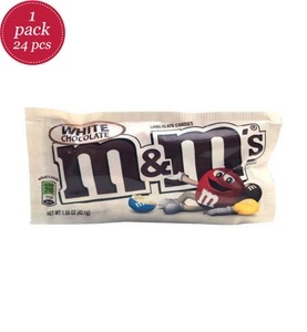 undefined, M&M'S White Chocolate 42,5g Schokolinsen mit weißer Schokolade, 