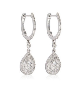 Le Diamantaire, Ohrringe Princesse Stella - Weissgold Diamanten 033 kt, 