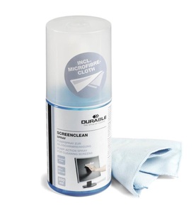 Durable, DURABLE Reinigungsspray und Tuch, Durable Screenclean Spray Set, 582300, (200ml)