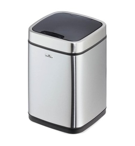 Durable, Durable 342023 342023 Mülleimer 6 Edelstahl Silber One-Touch-Deckelöffnung 1 St., Durable Abfalleimer, NO TOUCH, 6lt, touchless, Edelstahl, 342023