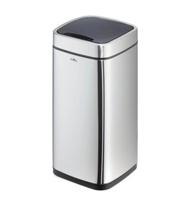 Durable, Durable 342223 342223 Mülleimer 21 Edelstahl Silber One-Touch-Deckelöffnung 1 St., Durable Abfalleimer, NO TOUCH, 21lt, touchless, Edelstahl, 342223