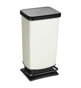 undefined, Rotho - Treteimer Paso 40 l, Weiss, ROTHO Mülleimer »Paso cool white«, 1 Behälter