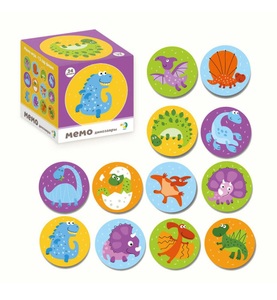 DoDo, Dodo - Kleines Memory Dinosaurier 24 Teile, 36M+, 