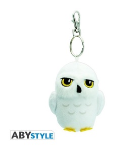 HARRY POTTER, Harry Potter - Schlüsselanhänger Hedwig - Weiss, ABYstyle - Harry Potter Hedwig Plüsch Schlüsselanhänger