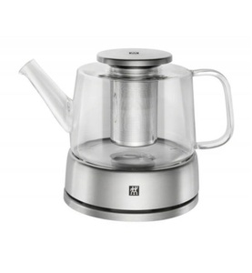 Zwilling Kitchen, 1x Sorrento Teekanne mit Stövchen und Teesieb, Sorrento Teekanne 0.8L mit Stövchen und Teesieb