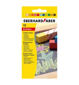 undefined, Eberhard Faber - Wandtafelkreide Farbig, 12 Stück, Eberhard Faber Wandtafelkreide Farbig, 12 Stück