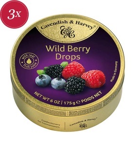 Cavendish & Harvey, Wild Berry Drops - 175g, Wild Berry Drops - 175g