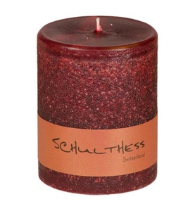 Schulthess Kerzen, Schulthess Kerzen Schulthess Kerzen Bougie, Schulthess Kerzen Kerze Dunkelrot 8 cm