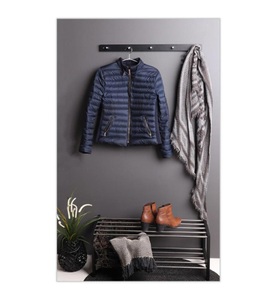 House Nordic - Schuhschrank Padova - Schwarz und Silber