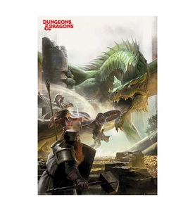 Dungeons and Dragons, Dungeons and Dragons Adventures Poster Mehrfarbig, GB Eye - Poster Gerollt und mit Folie versehen Dungeons & Dragons Kampf, One Size