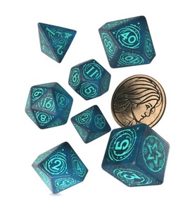 undefined, Dungeons & Dragons - Würfelset The Witcher Yennefer - Sorceress Supreme, Pegasus QWOWYE3W - The Witcher Dice Set: Yennefer Sorceress Supreme (7)